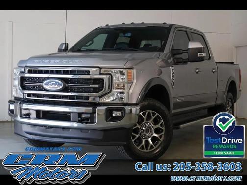 Silver 2022 Ford F-250 Lariat 4WD Crew Cab 8' Box