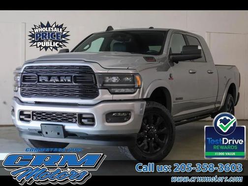 Silver 2022 RAM 2500 Limited 4x4 Mega Cab 6'4'' Box