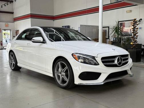 WHITE 2016 Mercedes-Benz C-Class C 300 4MATIC
