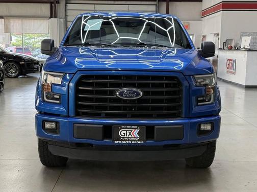 BLUE 2015 Ford F-150 SUPER CAB