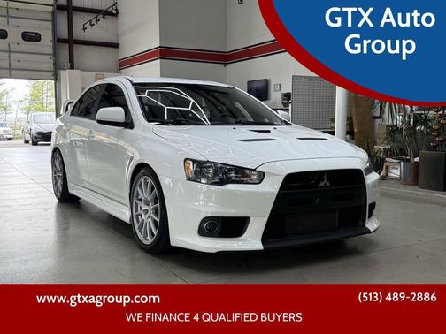 WHITE 2014 Mitsubishi Lancer Evolution GSR