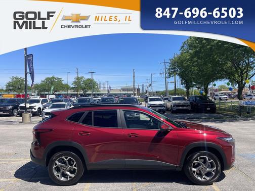 Crimson Metallic 2025 Chevrolet Trax LT