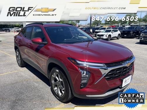 Crimson Metallic 2025 Chevrolet Trax LT
