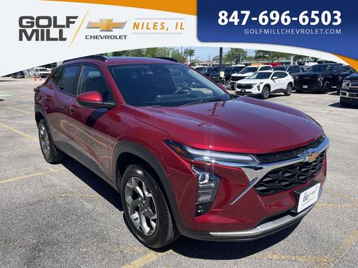 Crimson Metallic 2025 Chevrolet Trax LT