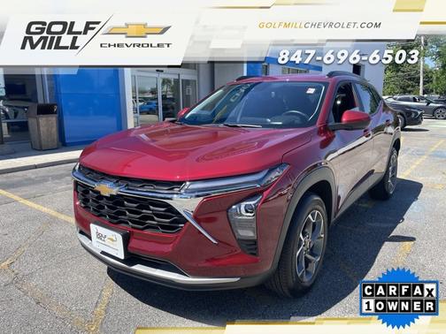 Crimson Metallic 2025 Chevrolet Trax LT