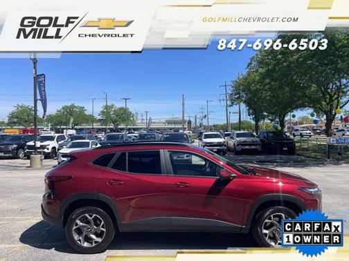 Crimson Metallic 2025 Chevrolet Trax LT