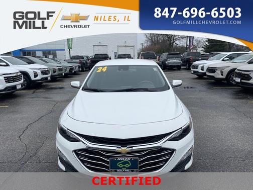 Summit White 2021 Chevrolet Malibu LT