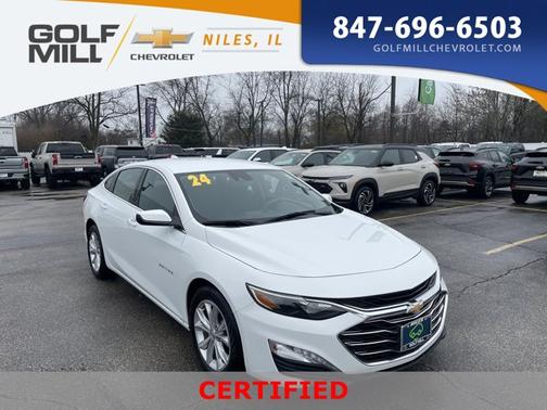 Summit White 2021 Chevrolet Malibu LT