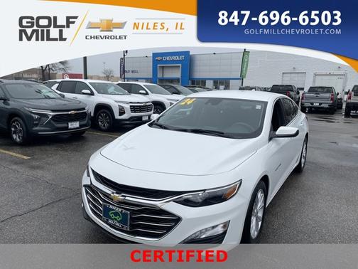 Summit White 2021 Chevrolet Malibu LT