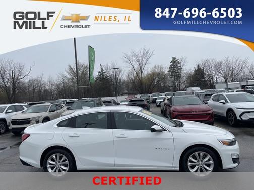 Summit White 2021 Chevrolet Malibu LT