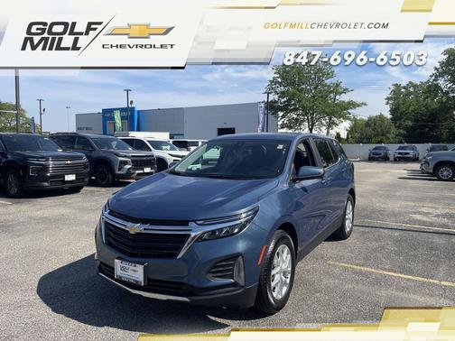 Lakeshore Blue Metallic 2024 Chevrolet Equinox 1LT