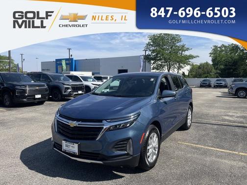 Lakeshore Blue Metallic 2024 Chevrolet Equinox 1LT