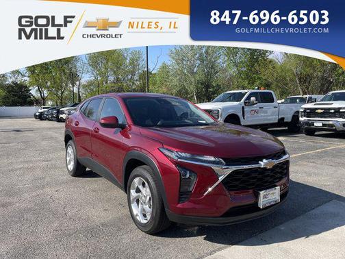 Crimson Metallic 2025 Chevrolet Trax LS