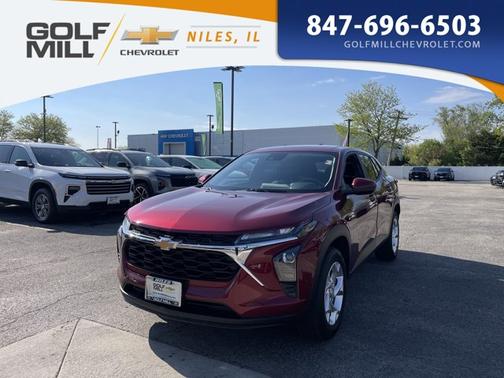 Crimson Metallic 2025 Chevrolet Trax LS