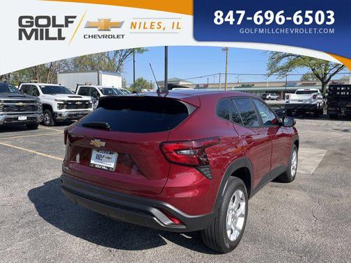 Crimson Metallic 2025 Chevrolet Trax LS