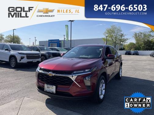 Crimson Metallic 2025 Chevrolet Trax LS