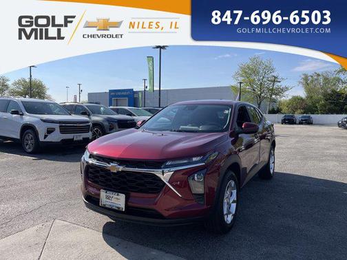 Crimson Metallic 2025 Chevrolet Trax LS