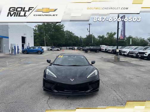 Black 2024 Chevrolet Corvette Stingray w/3LT
