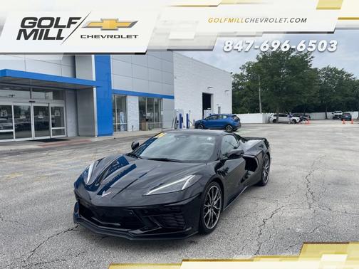 Black 2024 Chevrolet Corvette Stingray w/3LT