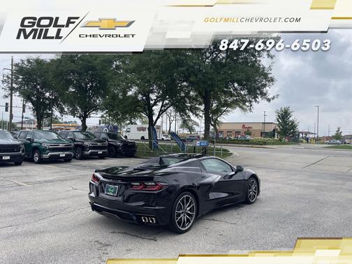 Black 2024 Chevrolet Corvette Stingray w/3LT