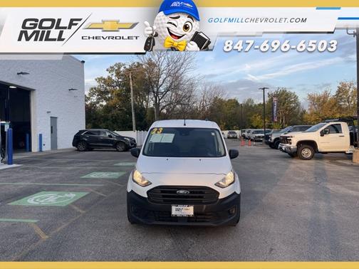 Frozen White 2023 Ford Transit Connect XL Cargo Van
