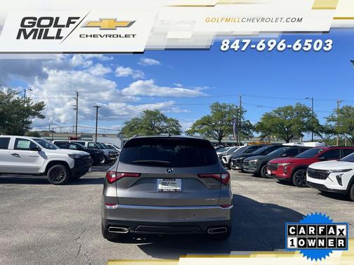 Liquid Carbon Metallic 2023 Acura MDX Advance Package