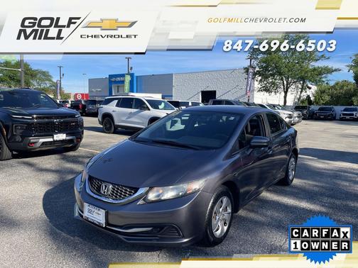 Gray 2015 Honda Civic LX
