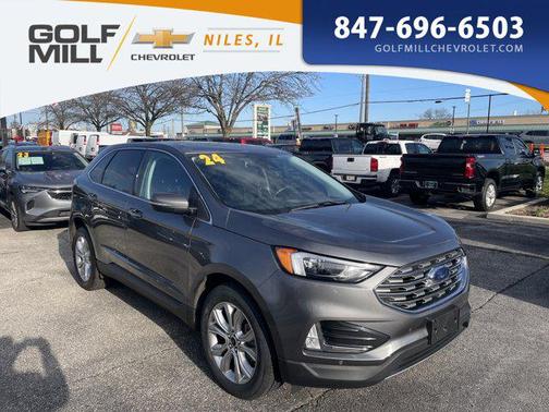 CARBONIZED GRAY 2024 Ford Edge Titanium