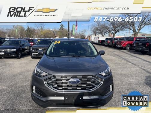 CARBONIZED GRAY 2024 Ford Edge Titanium