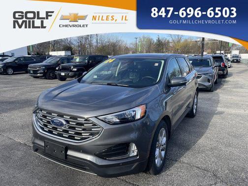 CARBONIZED GRAY 2024 Ford Edge Titanium