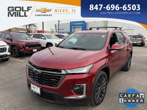 Radiant Red Tintcoat 2023 Chevrolet Traverse RS