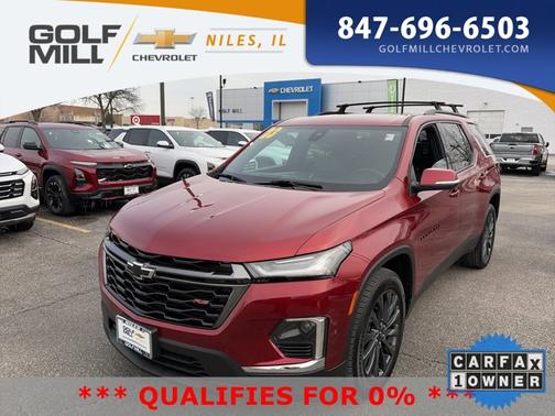 Radiant Red Tintcoat 2023 Chevrolet Traverse RS