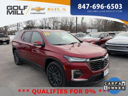 Radiant Red Tintcoat 2023 Chevrolet Traverse RS