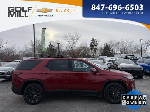 Radiant Red Tintcoat 2023 Chevrolet Traverse RS