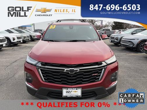 Radiant Red Tintcoat 2023 Chevrolet Traverse RS