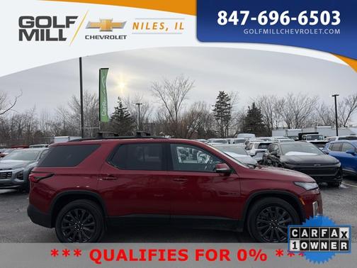 Radiant Red Tintcoat 2023 Chevrolet Traverse RS