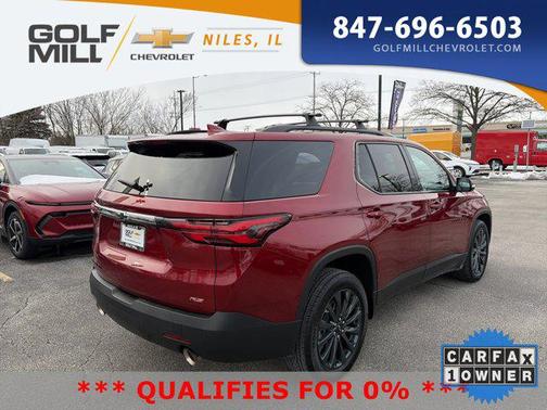 Radiant Red Tintcoat 2023 Chevrolet Traverse RS