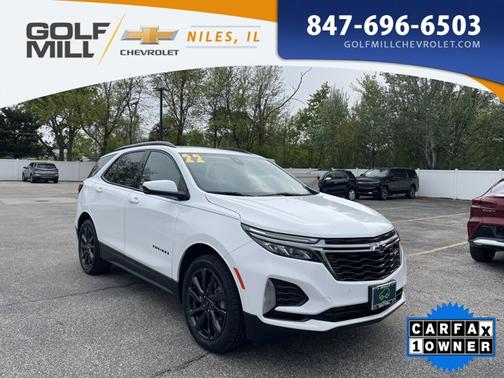 Summit White 2022 Chevrolet Equinox AWD RS