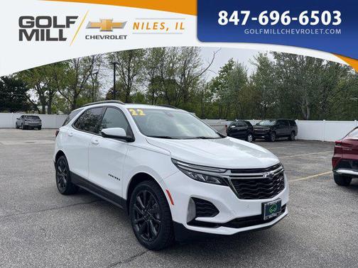 Summit White 2022 Chevrolet Equinox AWD RS