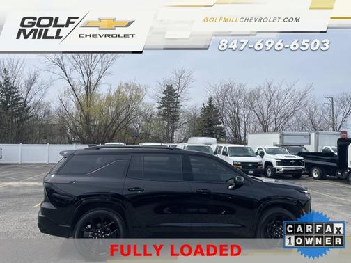 Mosaic Black Metallic 2025 Chevrolet Traverse RS