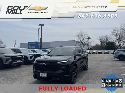 Mosaic Black Metallic 2025 Chevrolet Traverse RS