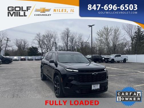 Mosaic Black Metallic 2025 Chevrolet Traverse RS