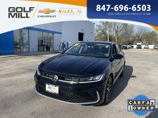 Deep Black Pearl 2025 Volkswagen Jetta 1.5T SE