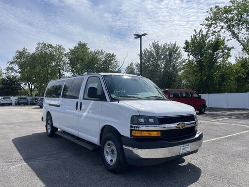 Summit White 2026 Chevrolet Express 3500 3500 Extended Wheelbase, LT, RWD