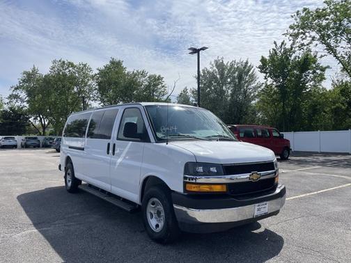 Summit White 2026 Chevrolet Express 3500 3500 Extended Wheelbase, LT, RWD