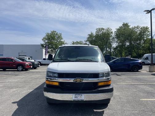 Summit White 2026 Chevrolet Express 3500 3500 Extended Wheelbase, LT, RWD