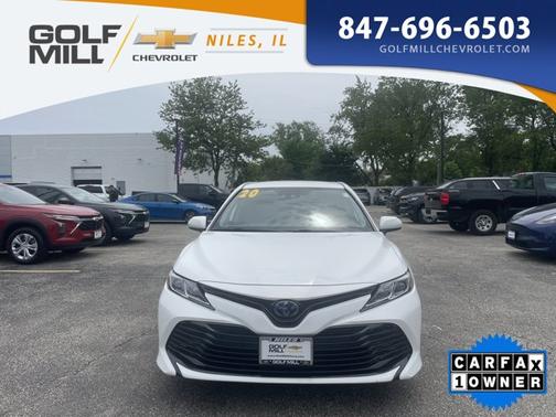 Super White 2020 Toyota Camry LE