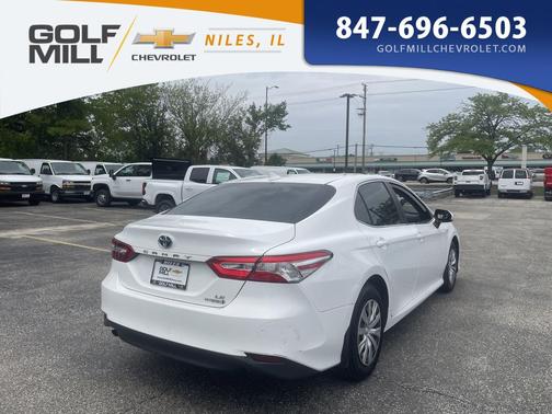 Super White 2020 Toyota Camry LE