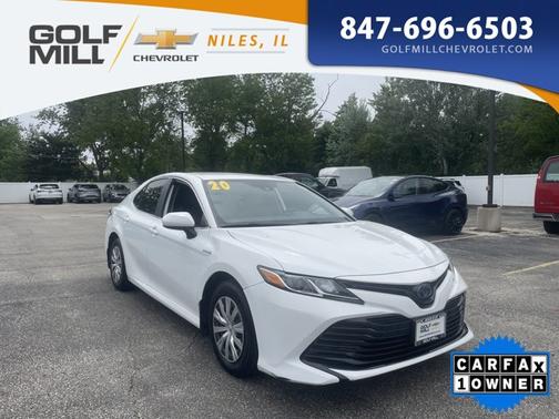 Super White 2020 Toyota Camry LE