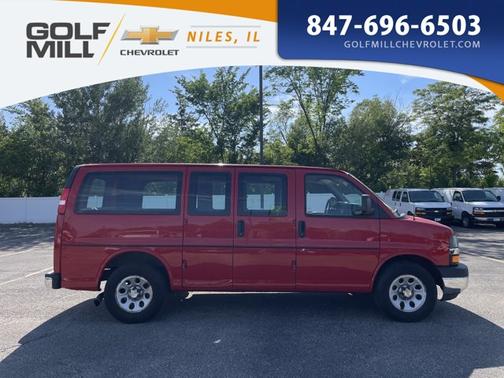 Victory Red 2011 Chevrolet Express 1500 Work Van
